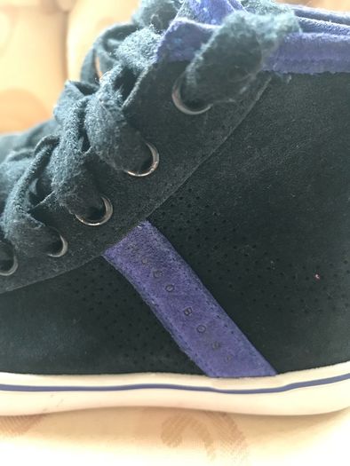 Hugo Boss Navy Boots