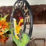Welcome Antique Cast Iron Entryway Decor Wall Hanging Plaque Rooster Image 8