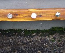 Driftwood Oak Mantle / Coat Rack / Shelf
