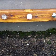Driftwood Oak Mantle / Coat Rack / Shelf