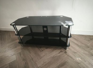 Glass TV stand