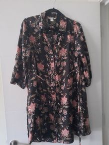 Maternity shirt dress
