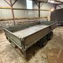 Ivor Williams 3.5 Tonne Flat Bed Drop Side Plant Trailer Image 6