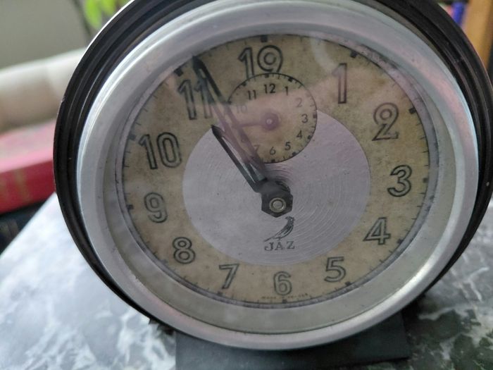 Antique Jaz Alarm Clock works
