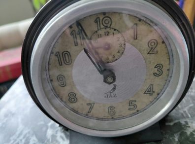 Antique Jaz Alarm Clock works