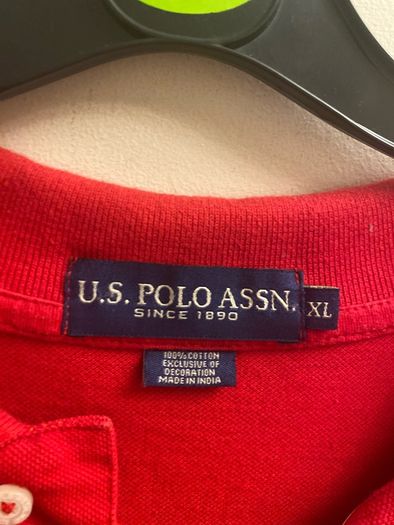 Ralph Lauren red polo shirt (XL)