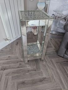 mirrored table