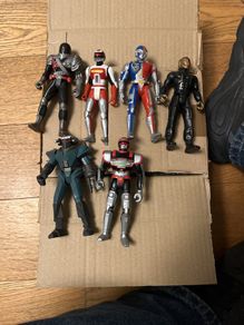 Vintage VR Troopers Figure Lot 1994 Kenner Saban - Ryan Steele, JB, Kaitlin, Tankotron, Dark Heart, Skug