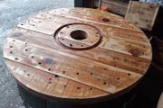 Whiskey barrel table tops