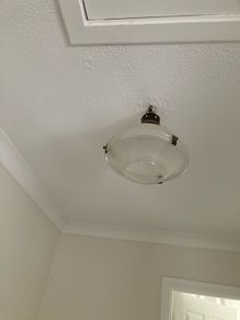Vintage Holiphane Church light