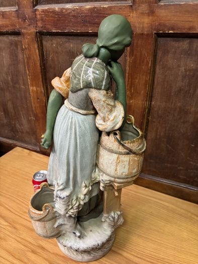 Austrian Art Noveau Amphora maiden c 1910