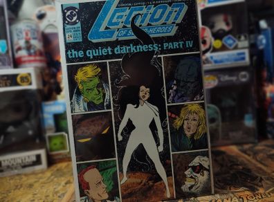 Legion of Super-Heroes ! Issue #24 ! Homage Superman Annual #1 Cover ! LoBo Appearance ! 1991 ! by DC Comics !