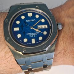 SEIKO OAK MOD with Blue Shark Dial