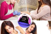 UV LED Nail Lamp Gel Nail Light for UV Gel Nail Polish 57LED UV Dryer with 4 Timers Professional for Nail Art Home Salon