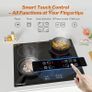 4 Burner Electric Ceramic Hob, 6000W Built-in Electric Hob, 9 Power Levels, Timer, Child Lock, Pause Function, Residual Heat Indicator, Hardwired Image 4