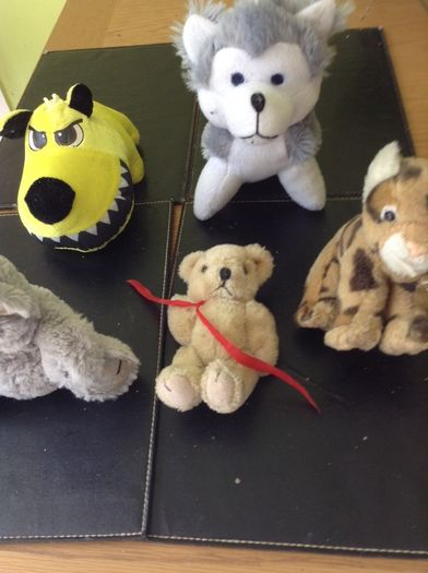 Soft toys one euro each
