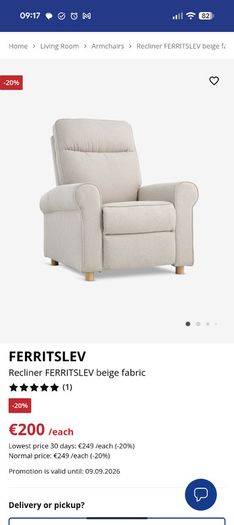 Armchair for sale