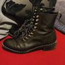Price drop Zara Trafaluc Black Leather Combat Boots Size EU 39 Image 10