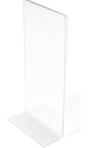 Deflecto 45101 Classic Image Desk display board Paper size: DIN long Transparent 12 pcs/pack 12 pc(s)