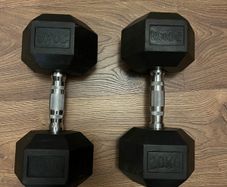 20kg hex dumbbells