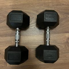 20kg hex dumbbells