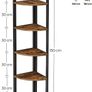 New Corner 5 Tier Bookcase - FREE P&P Image 8