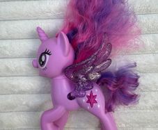 My Little Pony Princess Twilight Sparkle Talking Singing approx. 7" Unicorn Used Please see photos