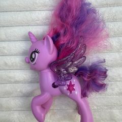 My Little Pony Princess Twilight Sparkle Talking Singing approx. 7" Unicorn Used Please see photos