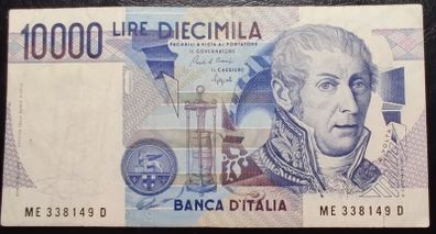 Italy 10 000 Lire 1984 A. Volta