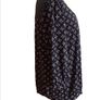 Next Ladies Navy blue and cream top size 22 includes post Image 3