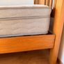 Solid Oak single bed modern style like new Image 3