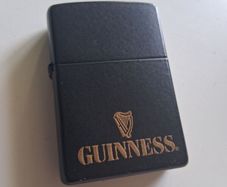 Original ZIPPO 1998 Guinness matte black abg gold lighter