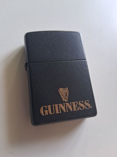 Original ZIPPO 1998 Guinness matte black abg gold lighter