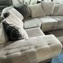 Grey corner Verona sofa couch Image 5