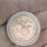 2 Reichsmark 1937 J Hamburg WW2 Silver Coin third Reich Image 4