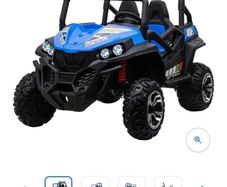 Vertex UTV 24V Electric Ride On with Remote Control Blue