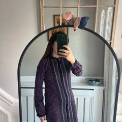 Michael Kors purple & black dress. Size XS
