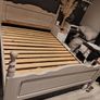 King size  solid wood bed frame Image 2
