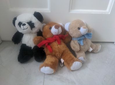Three soft toys