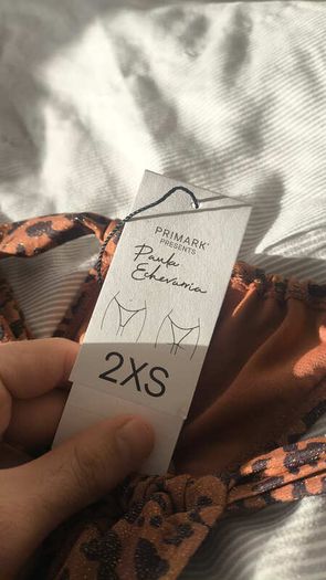 BNWT Primark x Paula Echevarria Leopard Bikini Bottoms Size 2XS