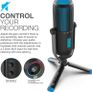 JLab Talk Pro USB Microphone - PC Mic, Podcast, Condenser Streaming Microphone, Gaming & Computer Desk, Plug & Play with USB C, Professional Quality, 4 Directional Pattern Modes, Volume Control Image 8