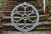 Grey Cast Iron Stable Window 65cm Antique Barn Style