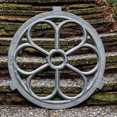 Grey Cast Iron Stable Window 65cm Antique Barn Style