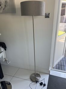 Metal floor lamp