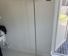Metal floor lamp