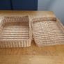 Vintage Wicker Suitcase for Sale Image 4