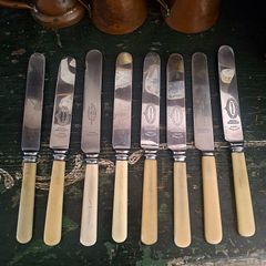 Faux Bone Handle Butter Knives