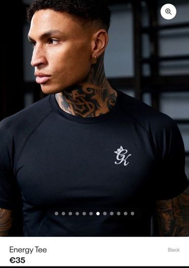 Gym King Active Wear T-Shirt - Size - Large - RRP - 35.00