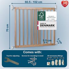 Baby Stair Gate , 60.5-102 cm
