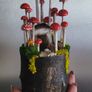 Handcrafted tiny wooden mushrooms Image 4